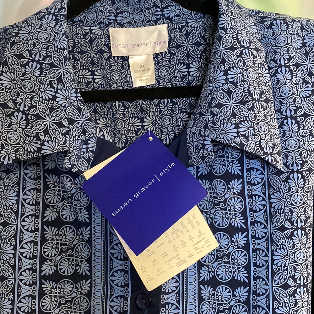 Pattered Button Up - image 2